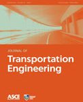 Work on analyzing traffic impacts published on ASCE Journal of Transportation Engineering